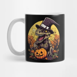 Halloween T-Rex Mug